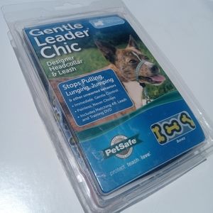 PetSafe Gentle Leader Chic Small Headcollar & 4 ft Leash Bonez w/ Training DVD